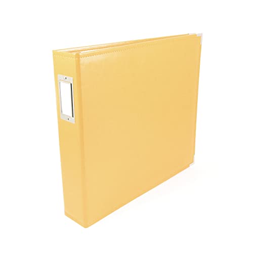 WE R Memory Keepers Classic Leder 3 Ring Album 12 Zoll x 12 Zoll Buttercup, 34.79x39.11x6.85 cm WE R Memory Keepers Classic Leder 3 Ring Album 12 Zoll x 12 Zoll Buttercup, 34.79x39.11x6.85 cm von We R Memory Keepers