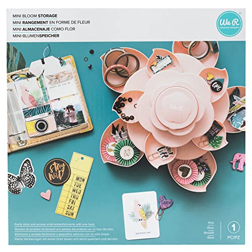 We R Memory Keepers 660700 WR660700 WR Bloom MINI AUFBEWAHRUNG PINK, Papier, rose, Einheitsgröße von We R Memory Keepers