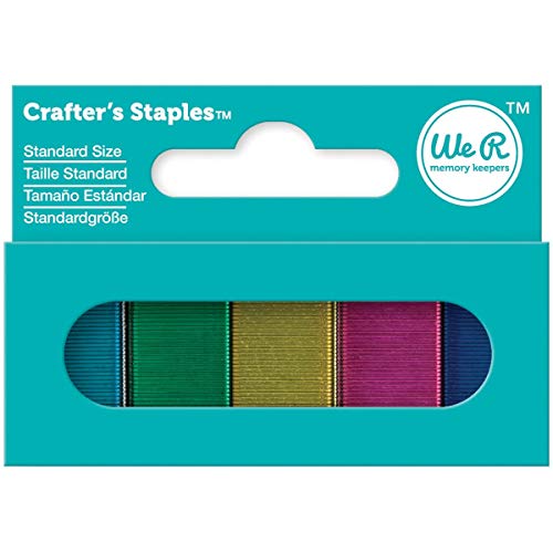 We R Memory Keepers 71281-7 Crafter 's Heftklammern, Mehrfarbig von We R Memory Keepers