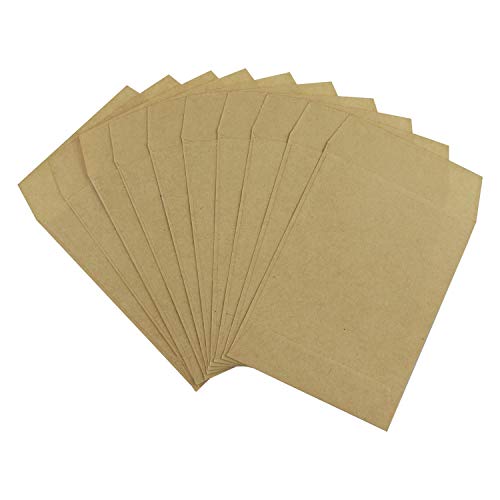 Papiertüten - 10 Stück - Tütchen zum Befüllen als Geschenktüte Verpackung Braun Natur von WeAreAwesome