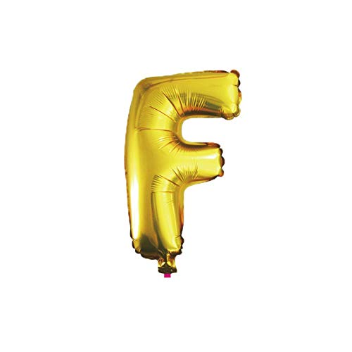 WeAreAwesome Folien-Ballon Luft-Ballon Buchstabe F Gold 60CM XL Aufpusten Geburtstag Hochzeit Party Feier WeAreAwesome Folien-Ballon Luft-Ballon Buchstabe F Gold 60CM XL Aufpusten Geburtstag Hochzeit Party Feier von WeAreAwesome