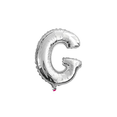 WeAreAwesome Folien-Ballon Luft-Ballon Buchstabe G Silber 60CM XL Aufpusten Geburtstag Hochzeit Party Feier WeAreAwesome Folien-Ballon Luft-Ballon Buchstabe G Silber 60CM XL Aufpusten Geburtstag Hochzeit Party Feier von WeAreAwesome