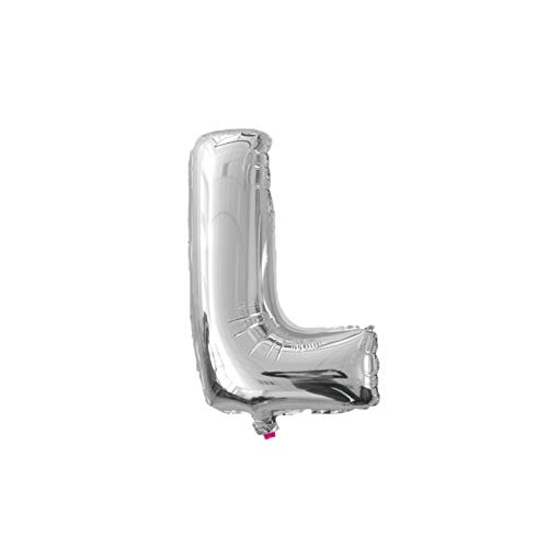 WeAreAwesome Folien-Ballon Luft-Ballon Buchstabe L Silber 60CM XL Aufpusten Geburtstag Hochzeit Party Feier WeAreAwesome Folien-Ballon Luft-Ballon Buchstabe L Silber 60CM XL Aufpusten Geburtstag Hochzeit Party Feier von WeAreAwesome