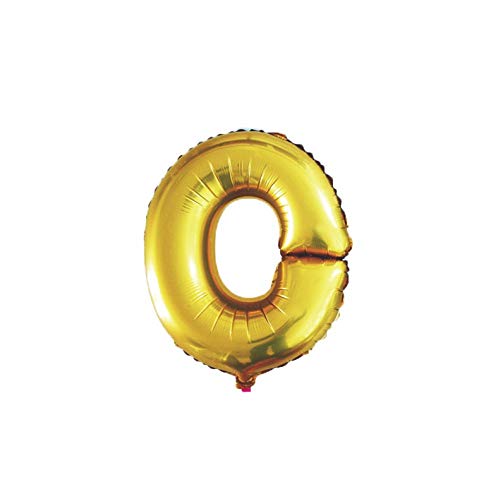 WeAreAwesome Folien-Ballon Luft-Ballon Buchstabe O Gold 80CM XXL Aufpusten Geburtstag Hochzeit Party Feier von WeAreAwesome