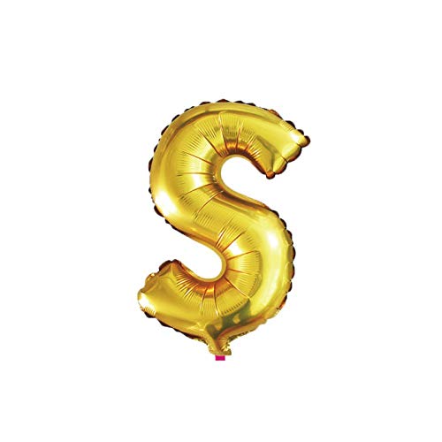 WeAreAwesome Folien-Ballon Luft-Ballon Buchstabe S Gold 60CM XL Aufpusten Geburtstag Hochzeit Party Feier WeAreAwesome Folien-Ballon Luft-Ballon Buchstabe S Gold 60CM XL Aufpusten Geburtstag Hochzeit Party Feier von WeAreAwesome