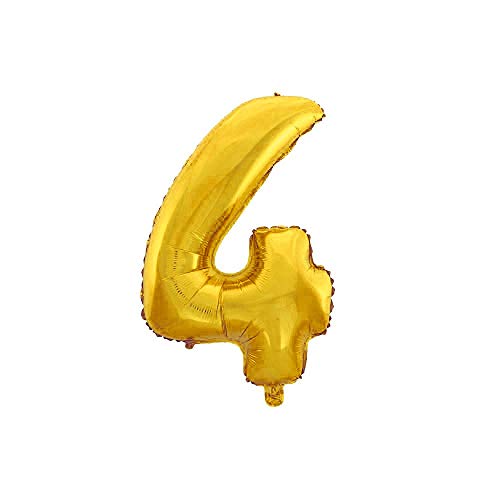 WeAreAwesome Folien-Ballon Luft-Ballon ZIFFER Zahl 4 Gold 60CM XL Aufpusten Geburtstag Hochzeit Party Feier WeAreAwesome Folien-Ballon Luft-Ballon ZIFFER Zahl 4 Gold 60CM XL Aufpusten Geburtstag Hochzeit Party Feier von WeAreAwesome
