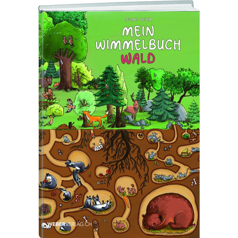 Mein Wimmelbuch / Mein Wimmelbuch Wald - Celine Geser, Gebunden von Weber Verlag Thun