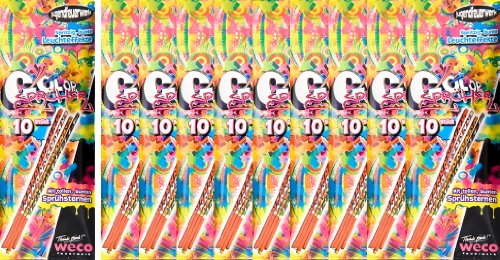 Weco 100 Color Sprüher 20cm - Kinder Fackel - Handfontäne Weco 100 Color Sprüher 20cm - Kinder Fackel - Handfontäne von WECO