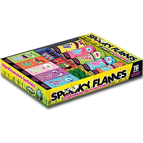 Weco Spooky Flames ultimative 76-teiliges Jugendfeuerwerk-Sortiment der neuen Generation! Weco Spooky Flames ultimative 76-teiliges Jugendfeuerwerk-Sortiment der neuen Generation! von WECO
