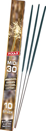 Wunderkerzen Midi ca. 30cm 10 Stück von Weco