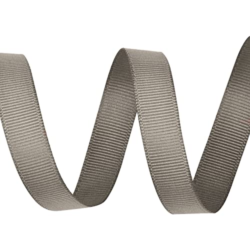 Ripsband aus Metall, 25 mm x 10 m, Grau Ripsband aus Metall, 25 mm x 10 m, Grau von WedDecor
