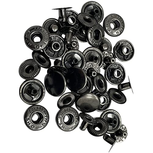 WedDecor 17 mm S-Feder-Druckknöpfe, 4-teilige Druckknöpfe, Nähknöpfe für Lederarbeiten, Nähen, Jacken, Hemden, Stoff, Reparatur, DIY-Projekte, Gunmetal, 10 Stück WedDecor 17 mm S-Feder-Druckknöpfe, 4-teilige Druckknöpfe, Nähknöpfe für Lederarbeiten, Nähen, Jacken, Hemden, Stoff, Reparatur, DIY-Projekte, Gunmetal, 10 Stück von WedDecor