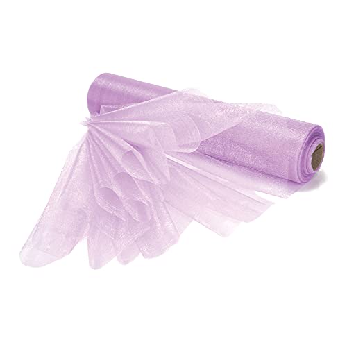 WedDecor 25 m x 29 cm Schnee-Organza-Rollen Glitzerstoff für Tischläufer, Schärpen, Hochzeitsdekoration, Stuhlbezüge, Schleifen, Tischhintergrund, Schleifen, Bastelbedarf, Lavendel WedDecor 25 m x 29 cm Schnee-Organza-Rollen Glitzerstoff für Tischläufer, Schärpen, Hochzeitsdekoration, Stuhlbezüge, Schleifen, Tischhintergrund, Schleifen, Bastelbedarf, Lavendel von WedDecor