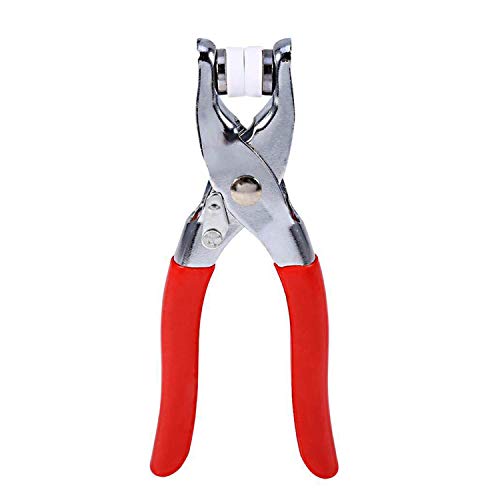 WedDecor 4 Teile Jersey Kappe Druckknöpfe Messing Snap Poppers Verbindungen mit Zange Werkzeug für Bekleidung Reparatur Lederhandwerk Nähen Jacke Hemd Baby Lätzchen, 12mm, 100 Sätze - Zange, 12mm von WedDecor