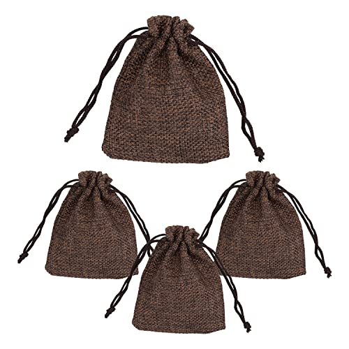 WedDecor 50 Stück Jutebeutel mit Kordelzug, 7 cm x 9 cm, wiederverwendbar, Jute-Geschenkbeutel für Vintage-Netz-Schmuck, DIY-Basteln, Hochzeits-Partyzubehör, Khakhi-Braun WedDecor 50 Stück Jutebeutel mit Kordelzug, 7 cm x 9 cm, wiederverwendbar, Jute-Geschenkbeutel für Vintage-Netz-Schmuck, DIY-Basteln, Hochzeits-Partyzubehör, Khakhi-Braun von WedDecor