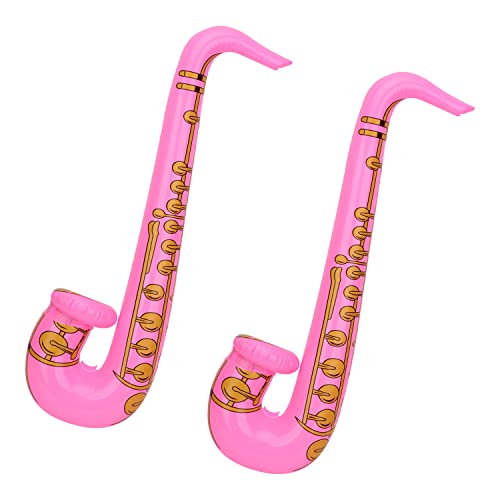 WedDecor Aufblasbare Gitarre Saxophon Spielzeug Gefälligkeiten Ballon, Musikinstrumente Zubehör für Kinder und Erwachsene Party Dekoration, Junggesellinnenabschied, 2 Stück, Rosa WedDecor Aufblasbare Gitarre Saxophon Spielzeug Gefälligkeiten Ballon, Musikinstrumente Zubehör für Kinder und Erwachsene Party Dekoration, Junggesellinnenabschied, 2 Stück, Rosa von WedDecor
