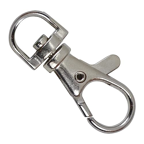 WedDecor Drehbar Clip Trigger Snap Hummer Clips Haken Schnallen Verschluss für Geldbörse, Schlüsselanhänger,Riemen,Rucksack,Hängen Artikel,Tasche Zubehör,10mm - Silbern, 10MM WedDecor Drehbar Clip Trigger Snap Hummer Clips Haken Schnallen Verschluss für Geldbörse, Schlüsselanhänger,Riemen,Rucksack,Hängen Artikel,Tasche Zubehör,10mm - Silbern, 10MM von WedDecor