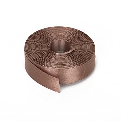 WedDecor Dunkles Roségold-Band zum Verpacken von Geschenken, 15 mm x 25 m, doppelseitiges Polyester-Satinband, Rolle für Weihnachten, Hochzeit, Basteln, Nähen, Geburtstagstortendekoration WedDecor Dunkles Roségold-Band zum Verpacken von Geschenken, 15 mm x 25 m, doppelseitiges Polyester-Satinband, Rolle für Weihnachten, Hochzeit, Basteln, Nähen, Geburtstagstortendekoration von WedDecor