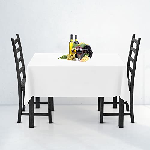 WedDecor Hochwertige, rechteckige Tischdecke, 228 x 332 cm, weiß, 2 Stück, strapazierfähiges Polyestergewebe, Tischdecke für Hochzeit, Geburtstag, Jahrestag, Dinnerpartys, Veranstaltungen, Dekoration WedDecor Hochwertige, rechteckige Tischdecke, 228 x 332 cm, weiß, 2 Stück, strapazierfähiges Polyestergewebe, Tischdecke für Hochzeit, Geburtstag, Jahrestag, Dinnerpartys, Veranstaltungen, Dekoration von WedDecor