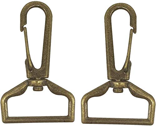WedDecor Hummer Clips Haken Drehbar Haarklemme Snap Schnallen Verschluss für Schlüsselanhänger, Geldbörse, Riemen, Rucksack, Hängen Artikel, Tasche Zubehör - Bronze - 32mm, 32mm WedDecor Hummer Clips Haken Drehbar Haarklemme Snap Schnallen Verschluss für Schlüsselanhänger, Geldbörse, Riemen, Rucksack, Hängen Artikel, Tasche Zubehör - Bronze - 32mm, 32mm von WedDecor