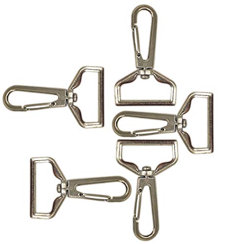 WedDecor Hummer Clips Haken Drehbar Haarklemme Snap Schnallen Verschluss für Schlüsselanhänger, Geldbörse, Riemen, Rucksack, Hängen Artikel, Tasche Zubehör - Silber - 32mm, 32mm WedDecor Hummer Clips Haken Drehbar Haarklemme Snap Schnallen Verschluss für Schlüsselanhänger, Geldbörse, Riemen, Rucksack, Hängen Artikel, Tasche Zubehör - Silber - 32mm, 32mm von WedDecor