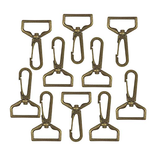 WedDecor Hummer Verschlüsse Haken Drehbar Klaue Clip Snap Schnalle Verschluss für Schlüsselbund, Geldbörse, Riemen, Rucksack, Hängende Artikel, Tasche Zubehör - Bronze - 38mm, 38mm WedDecor Hummer Verschlüsse Haken Drehbar Klaue Clip Snap Schnalle Verschluss für Schlüsselbund, Geldbörse, Riemen, Rucksack, Hängende Artikel, Tasche Zubehör - Bronze - 38mm, 38mm von WedDecor
