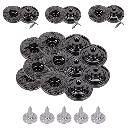 WedDecor KAM Jeansknöpfe, 22 mm Ersatz-Jeans-Knöpfe, kein Nähen, Knopfverschluss mit Nieten auf der Rückseite für Denim, Jeans, Jacken, Kleidungsreparatur, Legierung, Rotguss, 20 Stück WedDecor KAM Jeansknöpfe, 22 mm Ersatz-Jeans-Knöpfe, kein Nähen, Knopfverschluss mit Nieten auf der Rückseite für Denim, Jeans, Jacken, Kleidungsreparatur, Legierung, Rotguss, 20 Stück von WedDecor