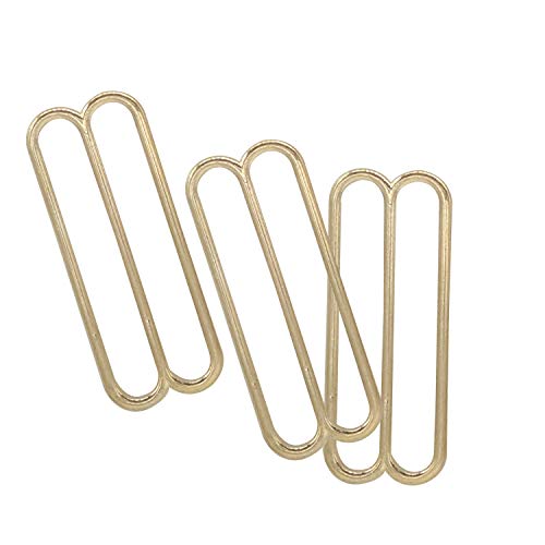WedDecor Metall Verstellbar Triglide 3 bar Schieber Schnalle für Reparatur Riemen,Verbindungen,Gurtband Riemen,Rucksäcke,Haustier Kragen, DIY Zubehör - Hell Gold - 50mm, 5pcs WedDecor Metall Verstellbar Triglide 3 bar Schieber Schnalle für Reparatur Riemen,Verbindungen,Gurtband Riemen,Rucksäcke,Haustier Kragen, DIY Zubehör - Hell Gold - 50mm, 5pcs von WedDecor