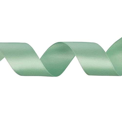 WedDecor Mintgrünes Band zum Verpacken von Geschenken, 40 mm x 10 Meter, doppelseitiges Polyester-Satinband, Rolle für Weihnachten, Hochzeit, Basteln, Haarschleife, Nähen, Geburtstagstortendekoration WedDecor Mintgrünes Band zum Verpacken von Geschenken, 40 mm x 10 Meter, doppelseitiges Polyester-Satinband, Rolle für Weihnachten, Hochzeit, Basteln, Haarschleife, Nähen, Geburtstagstortendekoration von WedDecor