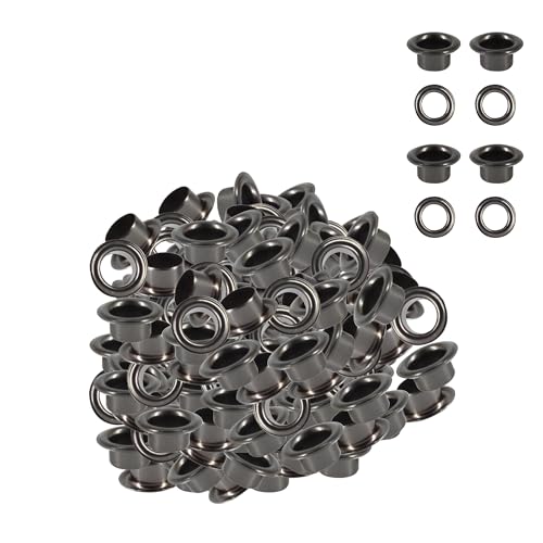 WedDecor Ösen mit Unterlegscheiben, 10 mm, Rotguss, langlebig, für Lederhandwerk, Bastelarbeiten, Nähen, ideal für Kleidung, Taschen und Scrapbooking, 100 Stück WedDecor Ösen mit Unterlegscheiben, 10 mm, Rotguss, langlebig, für Lederhandwerk, Bastelarbeiten, Nähen, ideal für Kleidung, Taschen und Scrapbooking, 100 Stück von WedDecor