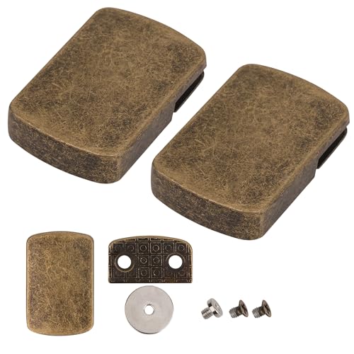 WedDecor Rechteckiges Schnallenschloss mit Schraubbefestigung für Magnettaschenverschluss - Handtaschenverschluss Schloss, Clutch Bag Closure Hardware, Geldbörse Reparatur Zubehör - Bronze - 2 Stück WedDecor Rechteckiges Schnallenschloss mit Schraubbefestigung für Magnettaschenverschluss - Handtaschenverschluss Schloss, Clutch Bag Closure Hardware, Geldbörse Reparatur Zubehör - Bronze - 2 Stück von WedDecor