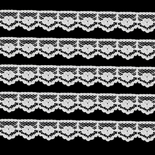 WedDecor Spitzenband mit Kronenmuster zum Nähen, für Hochzeitskleider, Dekoration, DIY-Bastelprojekte, professionelle Trimmkleidung, Dekorationszubehör, 18 mm, Weiß, 4 m WedDecor Spitzenband mit Kronenmuster zum Nähen, für Hochzeitskleider, Dekoration, DIY-Bastelprojekte, professionelle Trimmkleidung, Dekorationszubehör, 18 mm, Weiß, 4 m von WedDecor