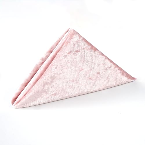 WedDecor Tischservietten, 50,8 cm, Pannesamt, weicher Stoff, gesäumte Kanten, leicht und maschinenwaschbar, für Hochzeit, Esszimmer, Party, Bankett und besondere Anlässe, Rosenrosa, 8 Stück WedDecor Tischservietten, 50,8 cm, Pannesamt, weicher Stoff, gesäumte Kanten, leicht und maschinenwaschbar, für Hochzeit, Esszimmer, Party, Bankett und besondere Anlässe, Rosenrosa, 8 Stück von WedDecor