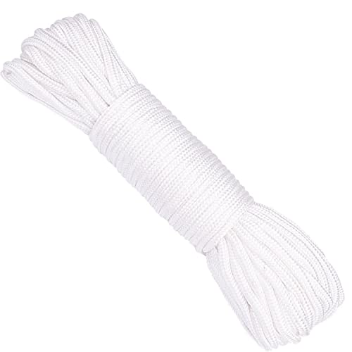 WedDecor Raffrolloschnur, 2 mm, 10 m, weiß, geflochtene Kordel für Gartenpflanzen, Küchen- und Fensterrollo, Heimdekoration und DIY-Bastelprojekte WedDecor Raffrolloschnur, 2 mm, 10 m, weiß, geflochtene Kordel für Gartenpflanzen, Küchen- und Fensterrollo, Heimdekoration und DIY-Bastelprojekte von WedDecor