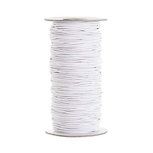 WedDecor Weiß 2mm Flache Elastische Kordel zum Nähen Handwerk, 100 Meter Geflochtene Elastische Kordel Stretch Weiche Glatte Oberfläche Elastische Kordel zum Stricken von Kleidungsstücken DIY WedDecor Weiß 2mm Flache Elastische Kordel zum Nähen Handwerk, 100 Meter Geflochtene Elastische Kordel Stretch Weiche Glatte Oberfläche Elastische Kordel zum Stricken von Kleidungsstücken DIY von WedDecor