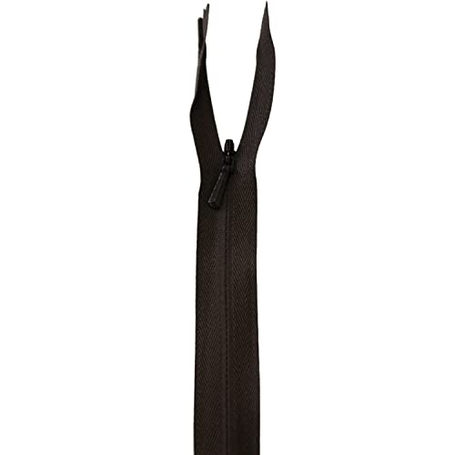 WedDecor YKK geschlossener Nylon-Reißverschluss, unsichtbar, mittelschwer, langlebig, für Taschen, Geldbörsen, Kleider, Basteln, Nährock, Gepäck, Hosen, 41 cm, 1 Stück von WedDecor
