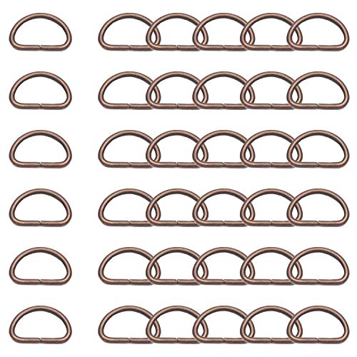 Weddecor D-Ring-Verschlüsse aus Kupfer, nicht geschweißt, 25 mm, Schnalle für verstellbare Befestigung, Gurtband, Kunst und Handwerk, Haustier-Halsbänder, Reparatur von Taschen, 10 Stück Weddecor D-Ring-Verschlüsse aus Kupfer, nicht geschweißt, 25 mm, Schnalle für verstellbare Befestigung, Gurtband, Kunst und Handwerk, Haustier-Halsbänder, Reparatur von Taschen, 10 Stück von WedDecor