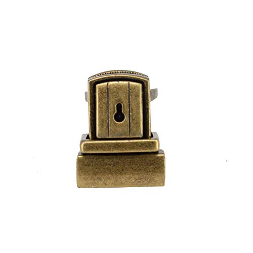Weddecor Silber Haken Tuck Schloss Verschluss Schnalle Geldbörse Closer Daumen für Handtaschen, Geldbörse, Ledertasche, Kunst & Handwerk, Scrapbooking, DIY Projekte, 29mm x 20mm, 1pc von WedDecor