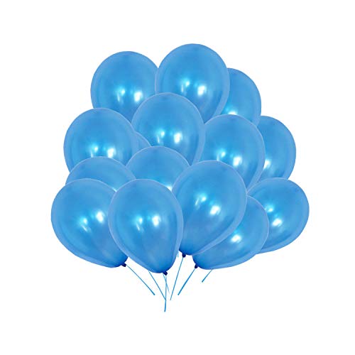 Wedding Decor 100 x 10” Hellblau Latex Ballons Hochzeit Geburtstag Party Zubehör Dekoration von WedDecor