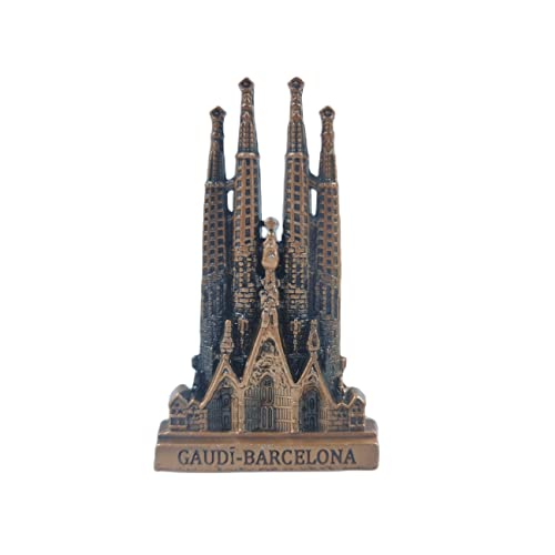 Barcelona Spanien 3D Sagrada Família Kathedrale Metalllegierung Home Desktop Tischdekoration handgemachte Ornament Touristen-Souvenir-Kollektion Barcelona Spanien 3D Sagrada Família Kathedrale Metalllegierung Home Desktop Tischdekoration handgemachte Ornament Touristen-Souvenir-Kollektion von Wedarego