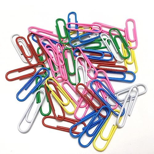 WeddHuis 100 Stück Büroklammern, 2.8cm Bunt Aktenklammern Set Metall Büroklammern Halter mit Aufbewahrungsbox für Büro Dateien Schule Papiere WeddHuis 100 Stück Büroklammern, 2.8cm Bunt Aktenklammern Set Metall Büroklammern Halter mit Aufbewahrungsbox für Büro Dateien Schule Papiere von WeddHuis