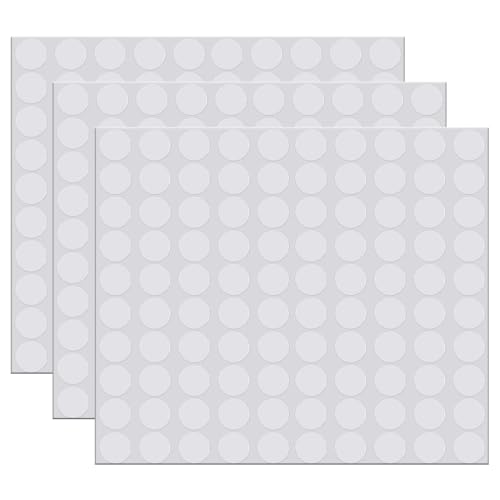 WeddHuis 300 Stück Rund Doppelseitige Klebepunkte, Transparent Klebeband Aufkleber, Glue Dots für Luftballon, Entfernbar Keine Spuren, Aufkleber für Festival-Dekoration, Poster, DIY Basteln, Papier WeddHuis 300 Stück Rund Doppelseitige Klebepunkte, Transparent Klebeband Aufkleber, Glue Dots für Luftballon, Entfernbar Keine Spuren, Aufkleber für Festival-Dekoration, Poster, DIY Basteln, Papier von WeddHuis