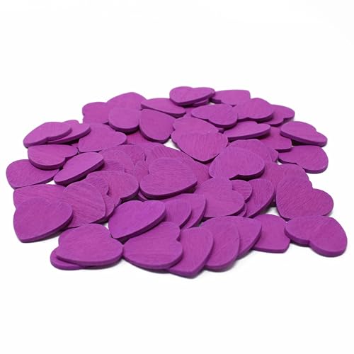 Konfetti-Herzen aus Holz im Vintage-Stil, dunkelviolett, 18 mm, 50 Stück, für Bastelarbeiten Konfetti-Herzen aus Holz im Vintage-Stil, dunkelviolett, 18 mm, 50 Stück, für Bastelarbeiten von Wedding Touches