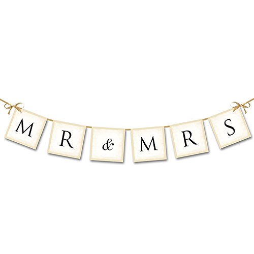 Mr and Mrs Banner Hochzeit 77 cm Mr and Mrs Banner Hochzeit 77 cm von Mcties