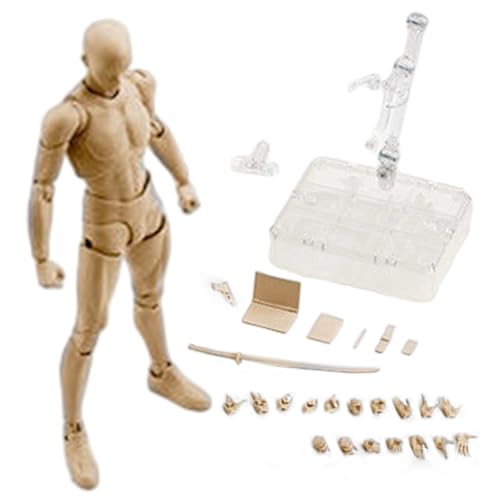 Actionfiguren, beweglicher, hautfarbener PVC-Rohling-Actionfigurenkörper mit Zubehör, DIY-Sammelzeichenmodell zum Malen und Skizzieren von Künstlern Actionfiguren, beweglicher, hautfarbener PVC-Rohling-Actionfigurenkörper mit Zubehör, DIY-Sammelzeichenmodell zum Malen und Skizzieren von Künstlern von Wedhapy
