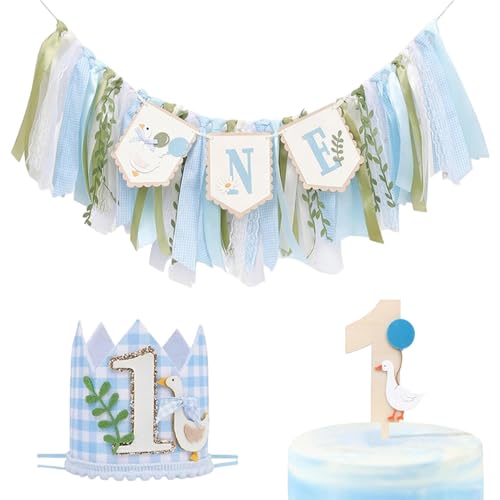 Eine dumme Gäste Geburtstagsdekor Junge, 80 Zoll Hochstuhl Banner mit Partyhut & Kuchen -Topper, 1. Geburtstagsdekorationen Junge Eine dumme Gäste Geburtstagsdekor Junge, 80 Zoll Hochstuhl Banner mit Partyhut & Kuchen -Topper, 1. Geburtstagsdekorationen Junge von Wedhapy