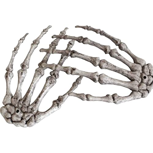Wedhapy 2pcs Halloween Skelettknochen Halloween Skelett Hände Plastik Skelett Dekoration Realistische Lebensgröße abgetrennter Plastik Skelett Hände für Halloween Requisiten Dekorationen Wedhapy 2pcs Halloween Skelettknochen Halloween Skelett Hände Plastik Skelett Dekoration Realistische Lebensgröße abgetrennter Plastik Skelett Hände für Halloween Requisiten Dekorationen von Wedhapy