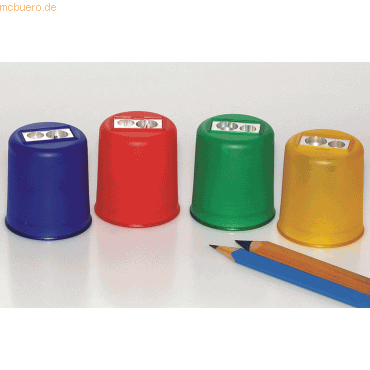 12 x Wedo Doppel-Dosenspitzer POD M2 Ice für 8 und 11mm farbig sortier von Wedo