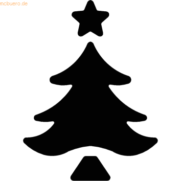 Wedo Motivlocher groß Weihnachtsbaum von Wedo