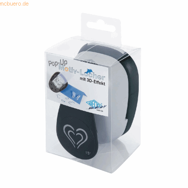 Wedo Motivlocher mit 3D-Effekt Herz Wedo Motivlocher mit 3D-Effekt Herz von Wedo